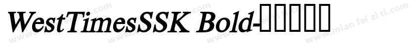 WestTimesSSK Bold字体转换 WestTimesSSK Bold字体转换